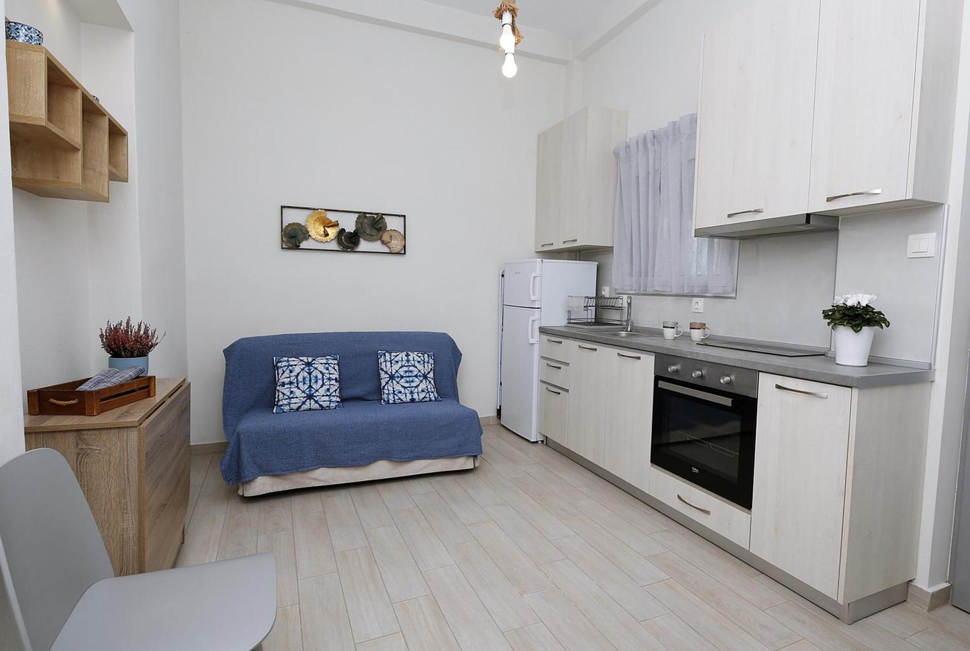 Ferienwohnung Katie'S Blue House Volos Exterior foto